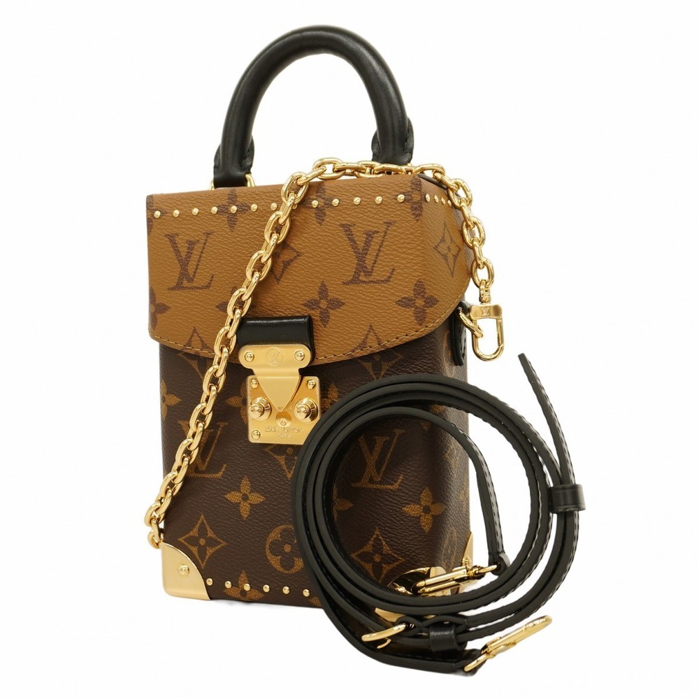 Louis Vuitton Shoulder Bag Monogram Reverse Camera Box Brown